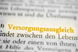 Versorgungsausgleich